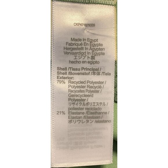 Madewell MWL Dress A-Line Size Small S Green Shelf Bra A-Line Stretch NWT New - Picture 7 of 7